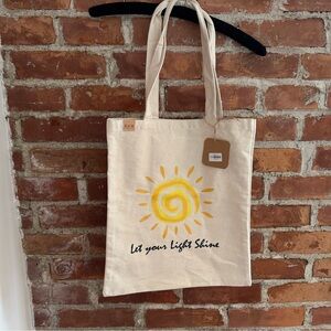 BNWT Eco let your light shine in tote bag